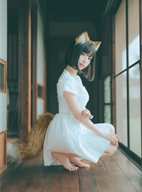 ElyEE Vol.117 2023 July B-Dongitsune~White dress fox girl in white dress(32)
